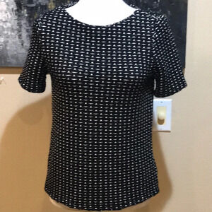 Black and White Women's Top